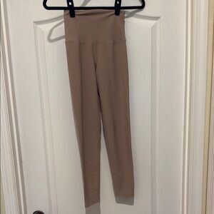 High-Waisted Tan Leggings Beach Riot